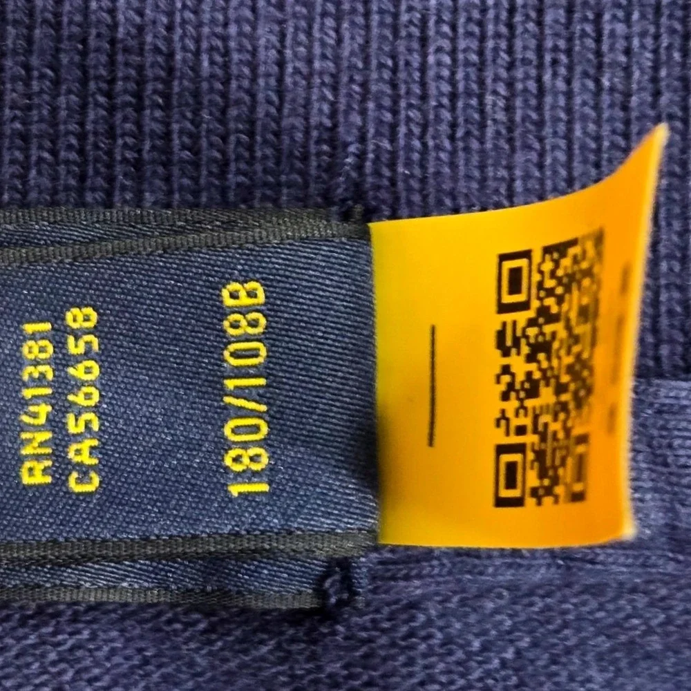 Polo Ralph Lauren 2XB Shirt Mens Big‎ Tall Colorblock Navy Blue Mesh Polo Top